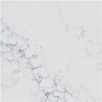 Gray Sparkling Vein Polished White Quartz Slabs