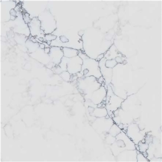 Gray Sparkling Vein Polished White Quartz Slabs