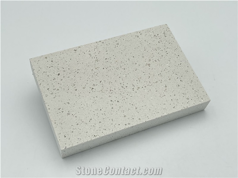 High End White From China Terrazzo Slabs