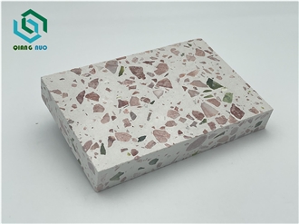 Imitation Granite Floor With Colorful Colors Terrazzo Tiles