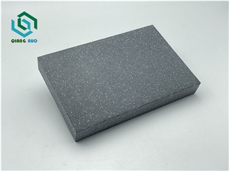 Imitation Granite Gray Black Engineering Terrazzo Tiles