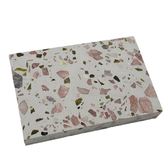 Inorganic Stone Flooring Uses Multiple Colors Terrazzo Tiles