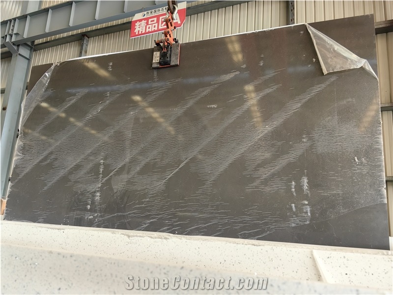 Low Price Promotion For Pure Black Inventory Quartz Slabs