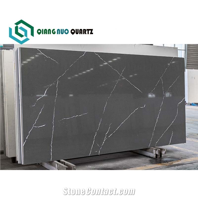 Modern Design Gray Quartz Slabs