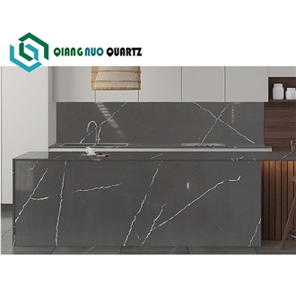 Modern Design Gray Quartz Slabs