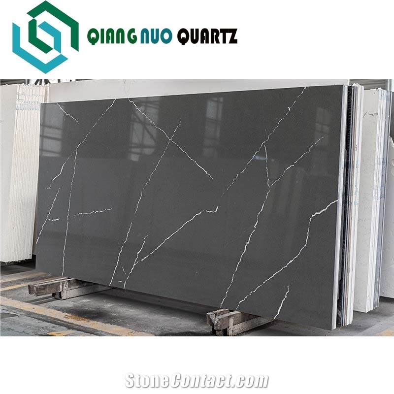 Modern Design Gray Quartz Slabs