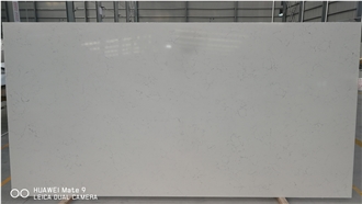 Multi Color White Polished Panel Project Quartz Slabs