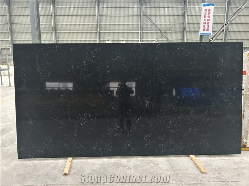 Multi Color White Polished Panel Project Quartz Slabs