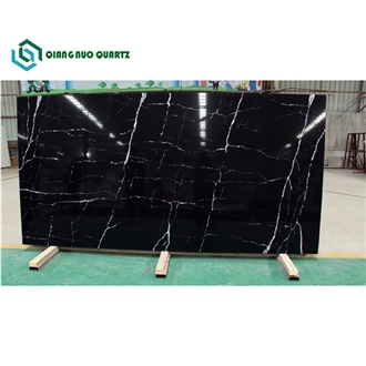 Mysterious Black Engineering Use Artificial Stone Slabs