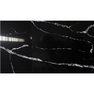 Mysterious Black Engineering Use Artificial Stone Slabs
