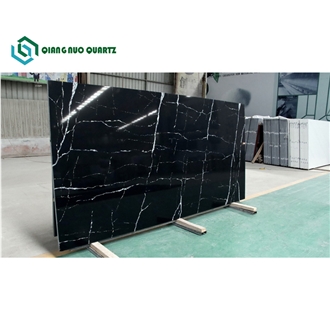 Mysterious Black Engineering Use Artificial Stone Slabs