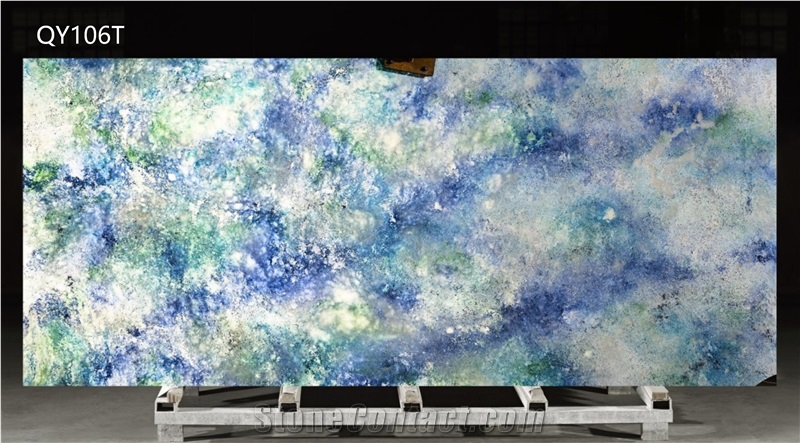 Nebula Sky Color Noble Background Board Quartz Slabs