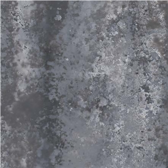 Painting And Calligraphy Ink Color Gray Pattern Quartz Slabs