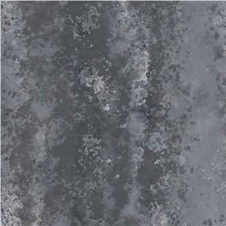 Painting And Calligraphy Ink Color Gray Pattern Quartz Slabs
