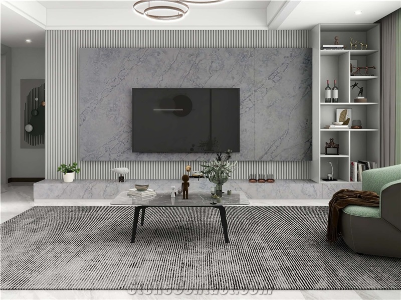 ZW8103 Classic Calacatta Quartz Slabs