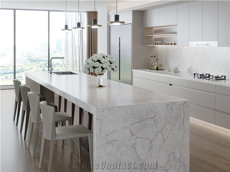 ZW8104 Bathroom Design Project Quartz Slabs