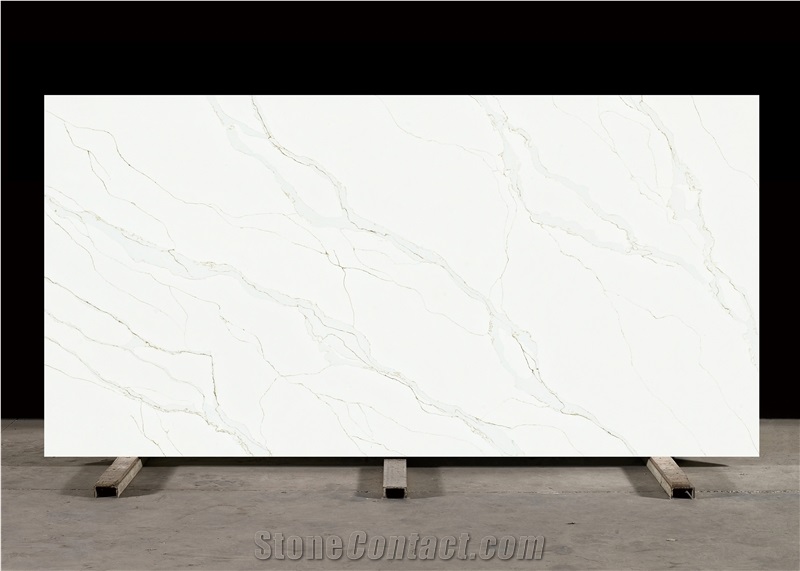 Calacatta Golden Flow Quartz Slabs F8531