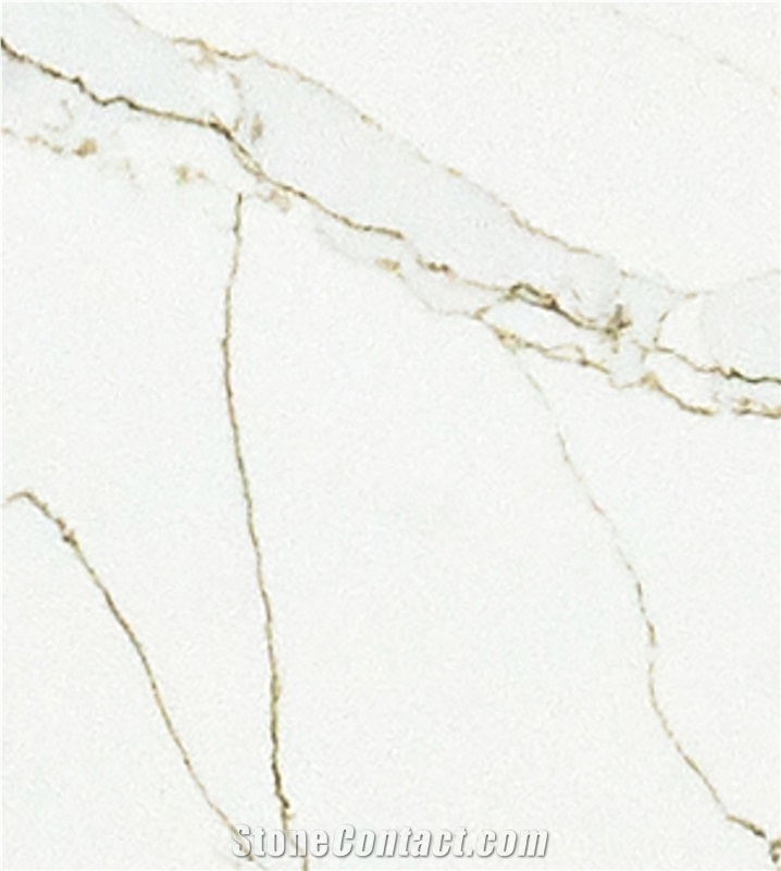 Calacatta Golden Flow Quartz Slabs F8531