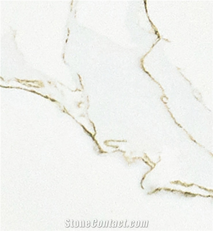 Calacatta Golden Flow Quartz Slabs F8531