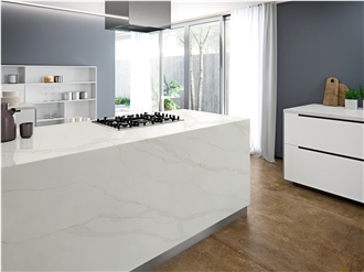 Calacatta Golden Flow Quartz Slabs F8531