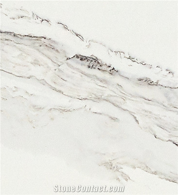 Calacatta Golden Grey Quartz Slabs FG610