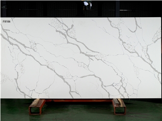 Calacatta Mica  Quartz Slabs F8106