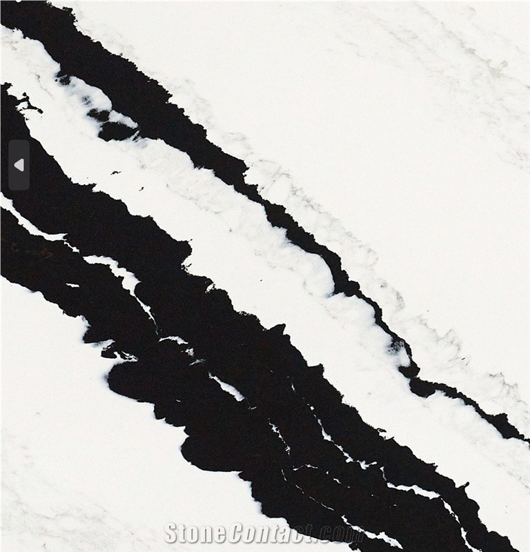 Panda White Quartz Slabs FA661