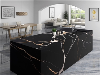 Panda White Quartz Slabs FA661