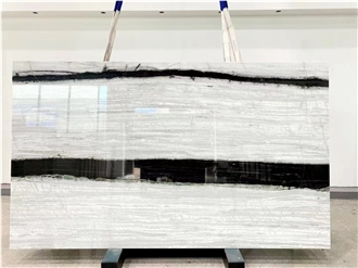 Bookmatch Panda White Marble For Floor Wall Tiles