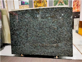 Luxury Blue Pearl Labrador Granite Slab For Wall Tiles