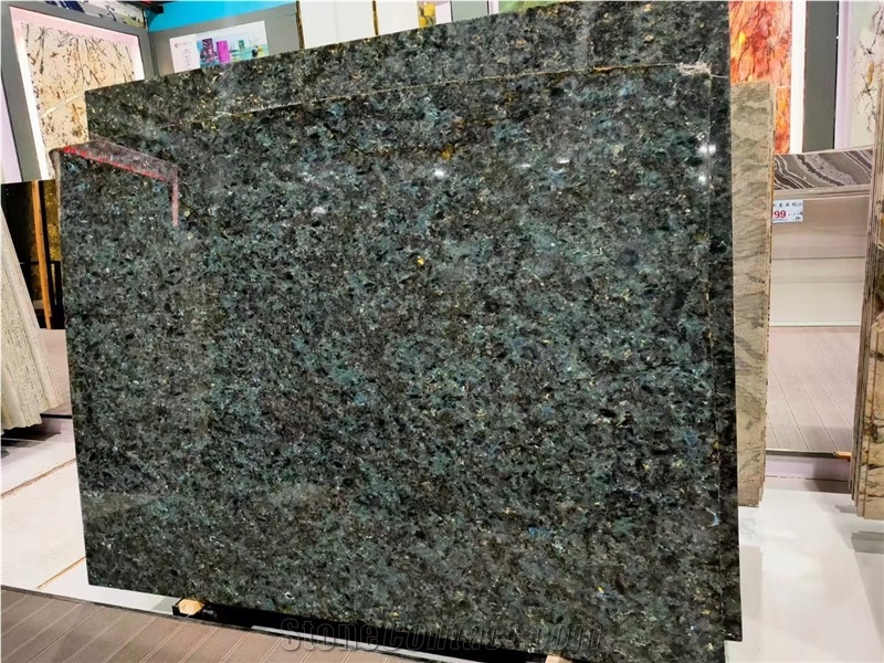 Luxury Blue Pearl Labrador Granite Slab For Wall Tiles