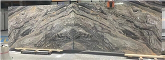 Venice Brown Arabescato Orobico Grigio Marble Slab For Tiles