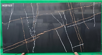 CALACATTA NS9103 BLACK Artificial Stone Slabs