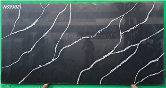 CALACATTA NS9302 BLACK Quartz Tiles