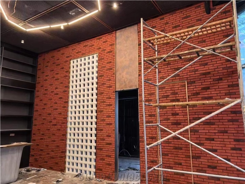 Clay Brick Artificial Stone Wall Cladding Panels
