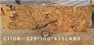 Alaska Gold Granite Long Slabs