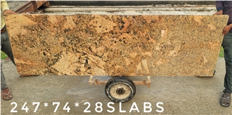 Alaska Gold Granite Long Slabs