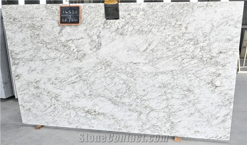 Aspen White Granite Slabs