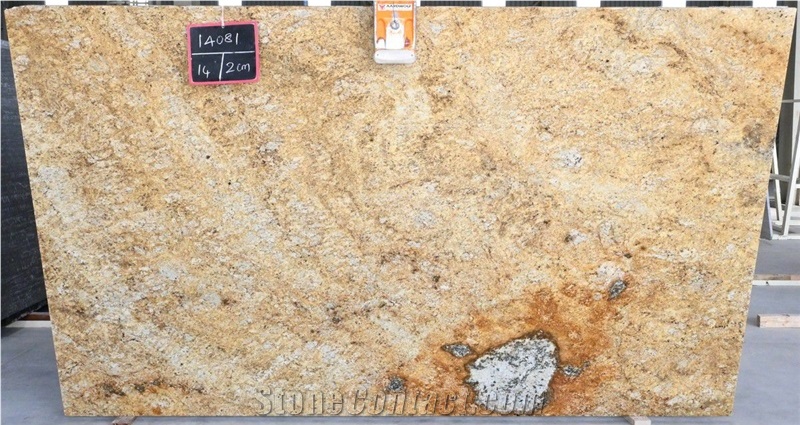 Colonial Gold Granite Slabs
