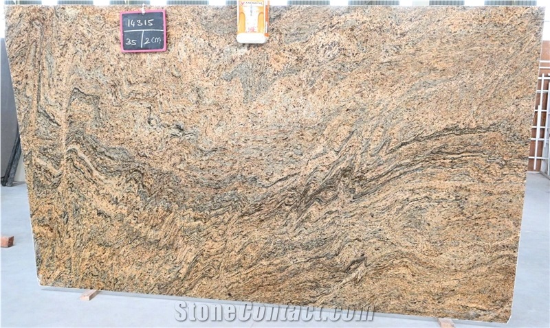 Golden Truma Granite Gangsaw  Slabs