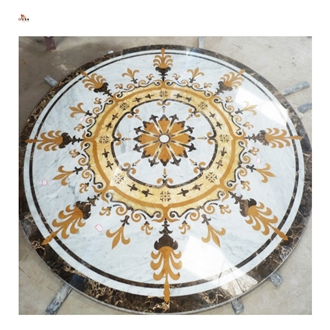 Classic Carpet Design Waterjet Medallions Inlay Pattern