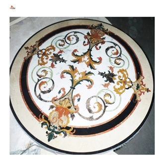 Classic Carpet Design Waterjet Medallions Inlay Pattern