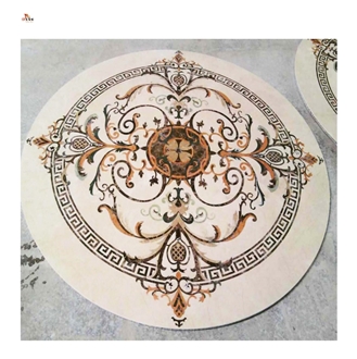 Classic Carpet Design Waterjet Medallions Inlay Pattern