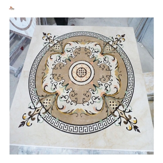 Classic Carpet Design Waterjet Medallions Inlay Pattern