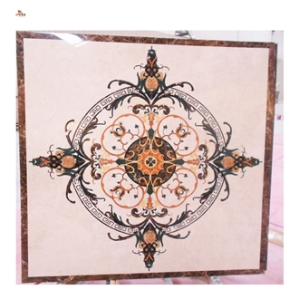 Classic Carpet Design Waterjet Medallions Inlay Pattern