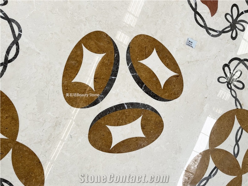 Copper Coin Design Waterjet Medallions Pattern