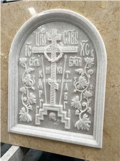 Exquisite Carvings Sculptured Fireplace For Mosque Church