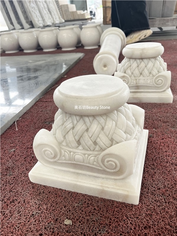 Exquisite Carvings Sculptured Fireplace For Mosque Church