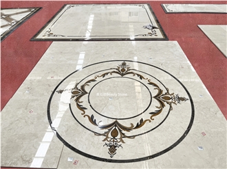 Floor Wall Pattern Marble Tiles Waterjet Medallions