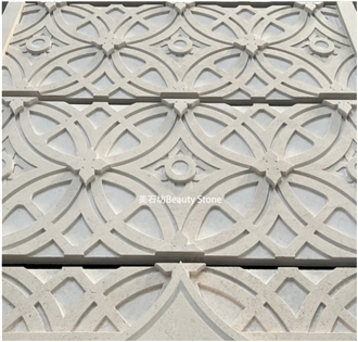 Limestone Outside Building Ornaments Carving Wall Panels